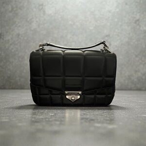 Michael Kors Black Quilted Shoulder Bag